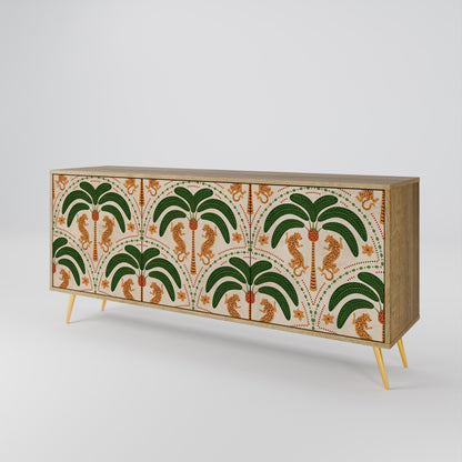 DANCING PREDATORS 3-Door Sideboard