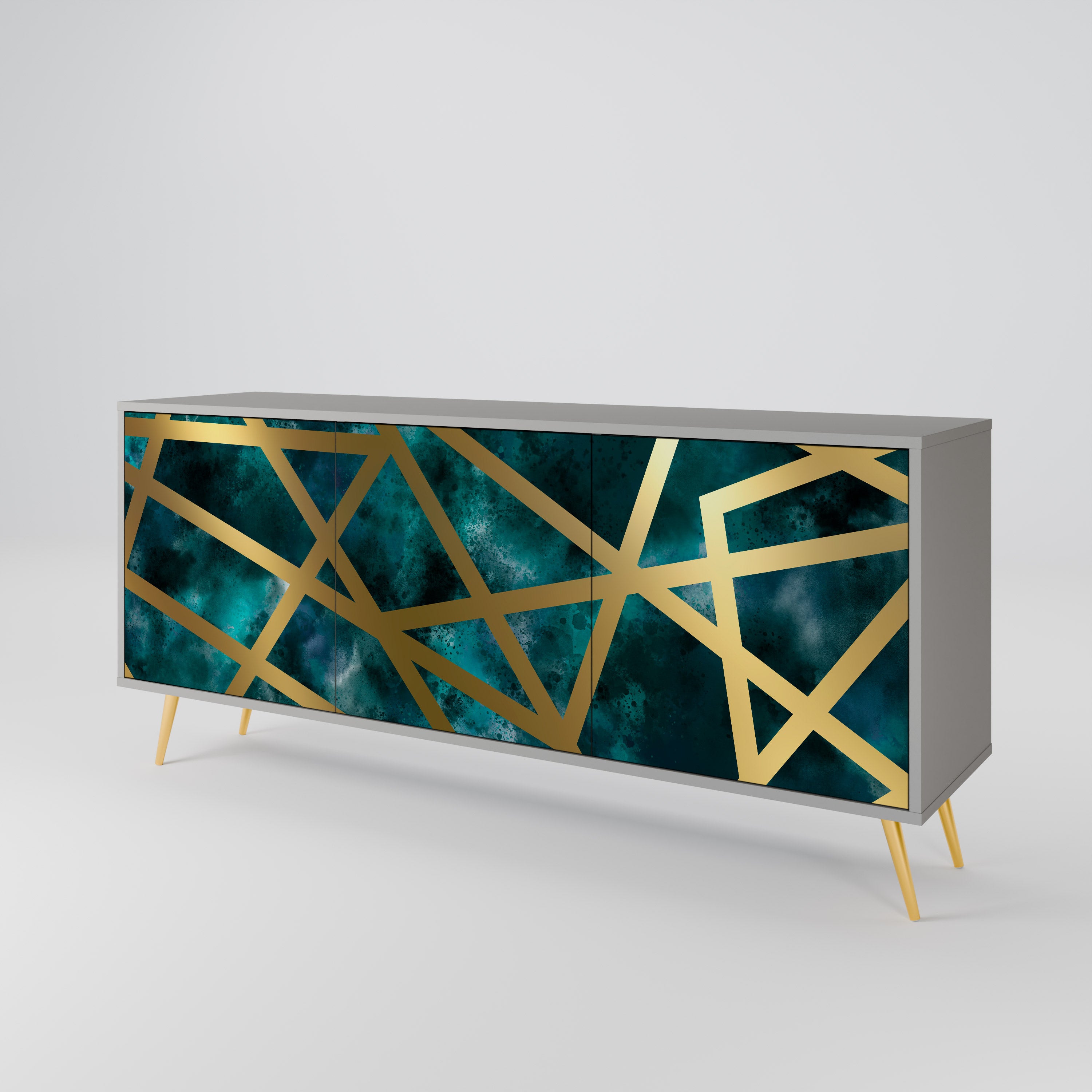 THE LABYRINTH OF GOLD 3-Door Sideboard