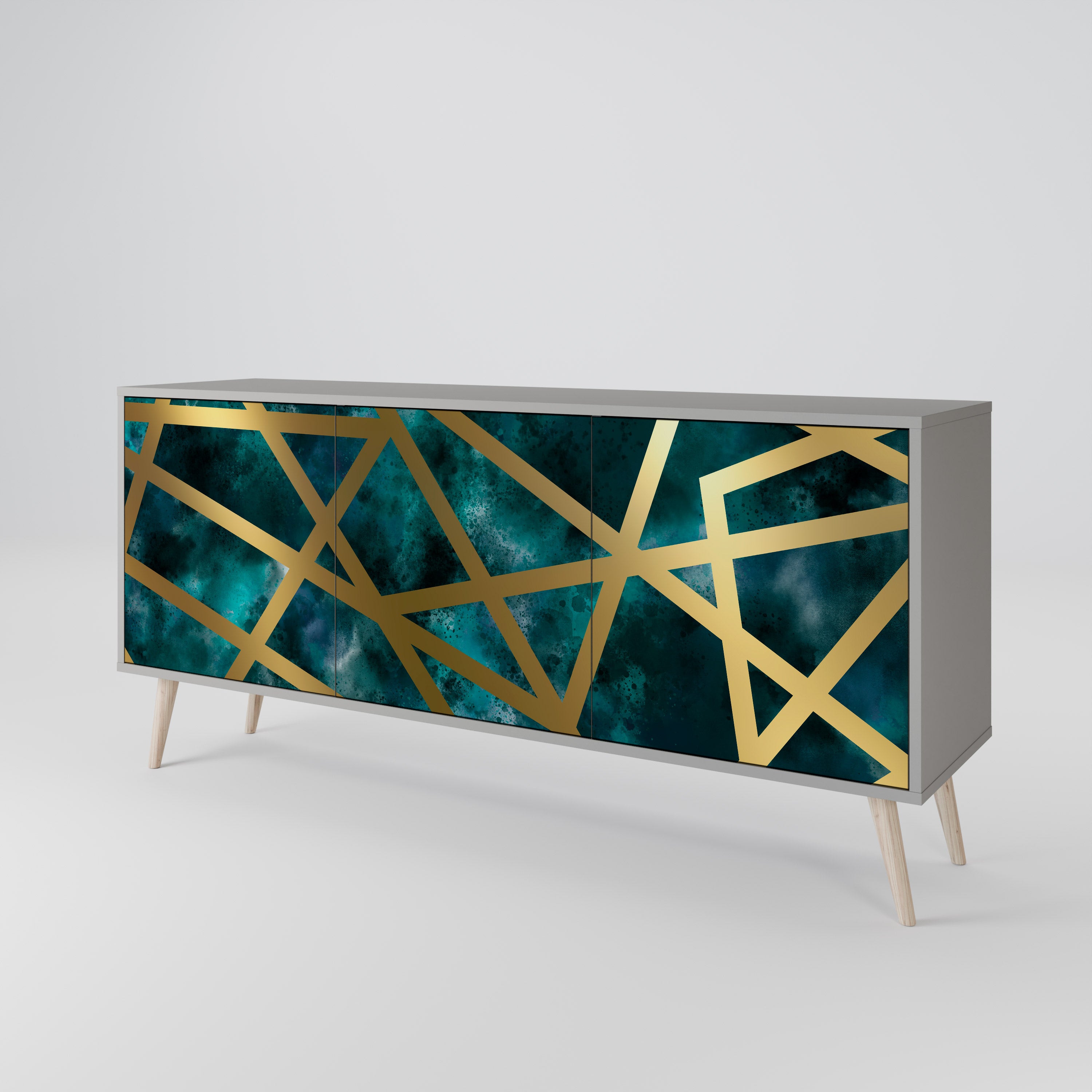 THE LABYRINTH OF GOLD 3-Door Sideboard