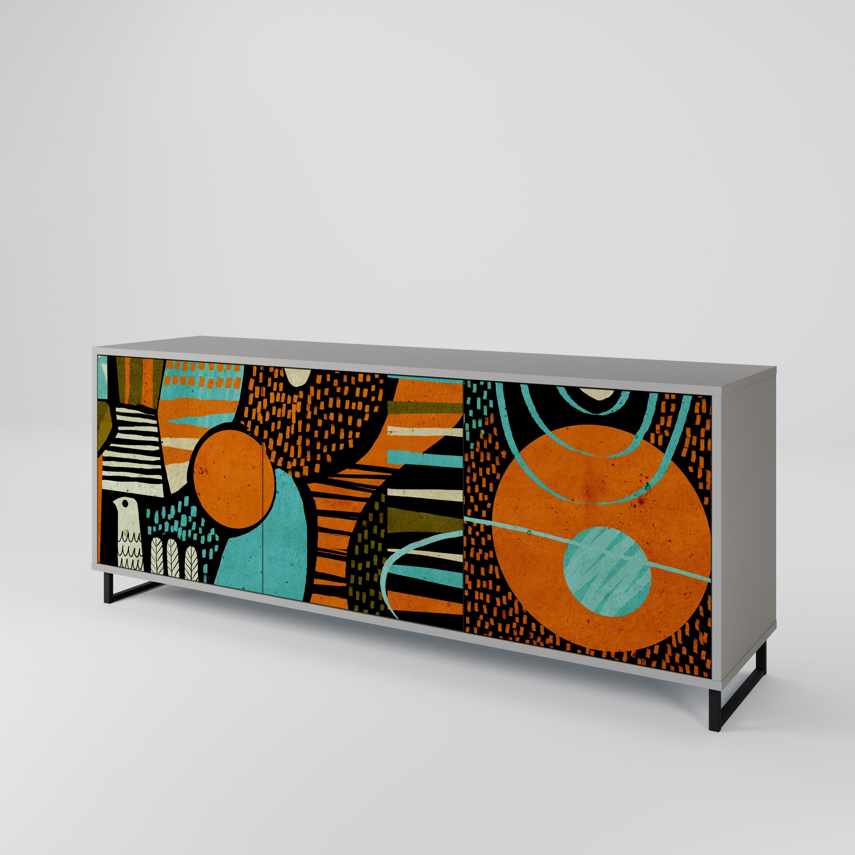 GEODE GLIMMER 3-Door Sideboard