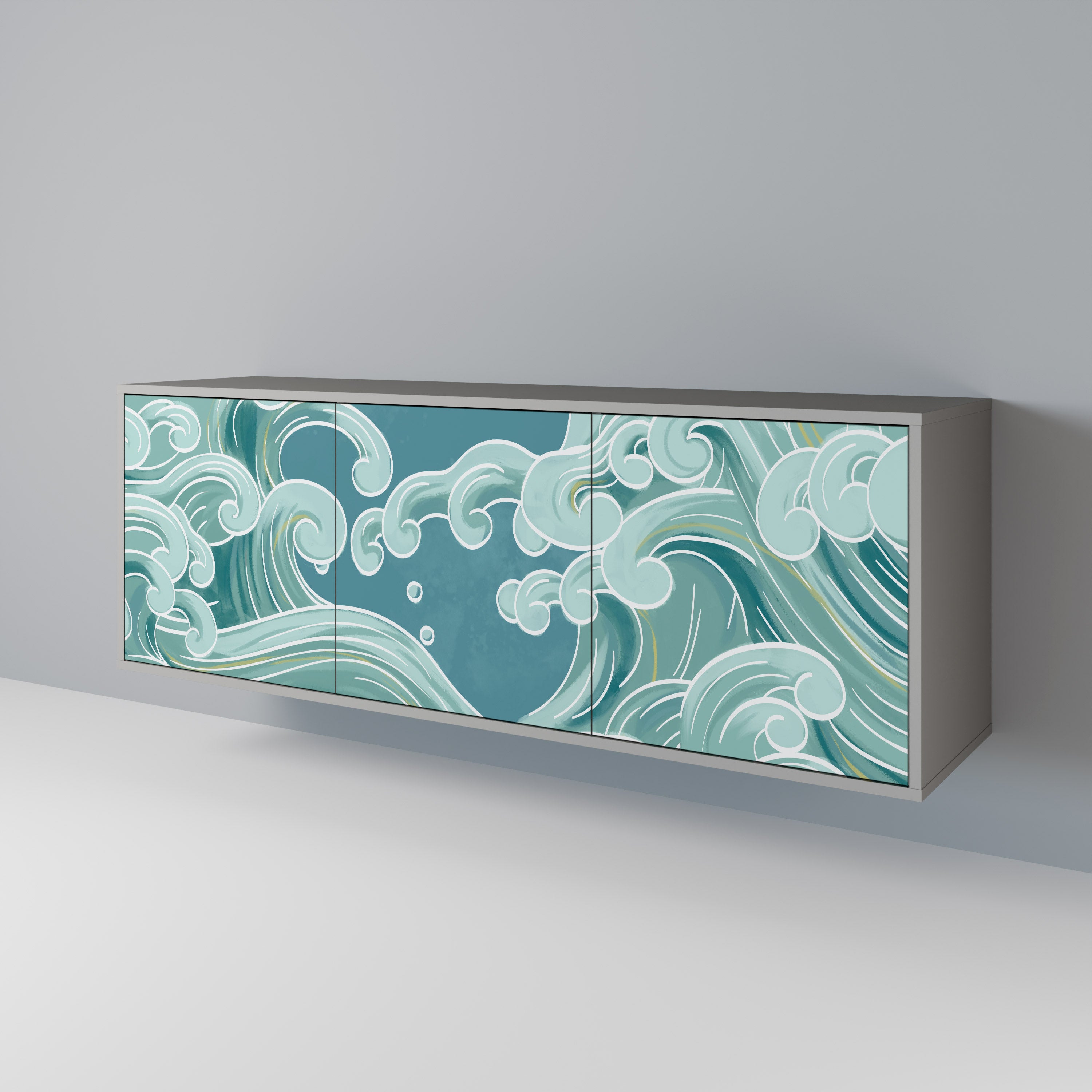 ASIAN SWAY 3-Door Sideboard