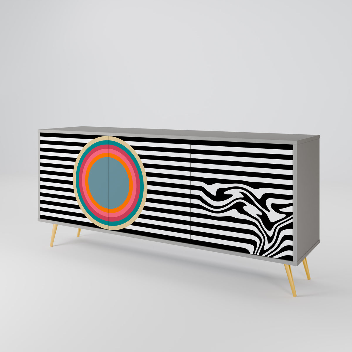 SPECTRA SHOWCASE 3-Door Sideboard