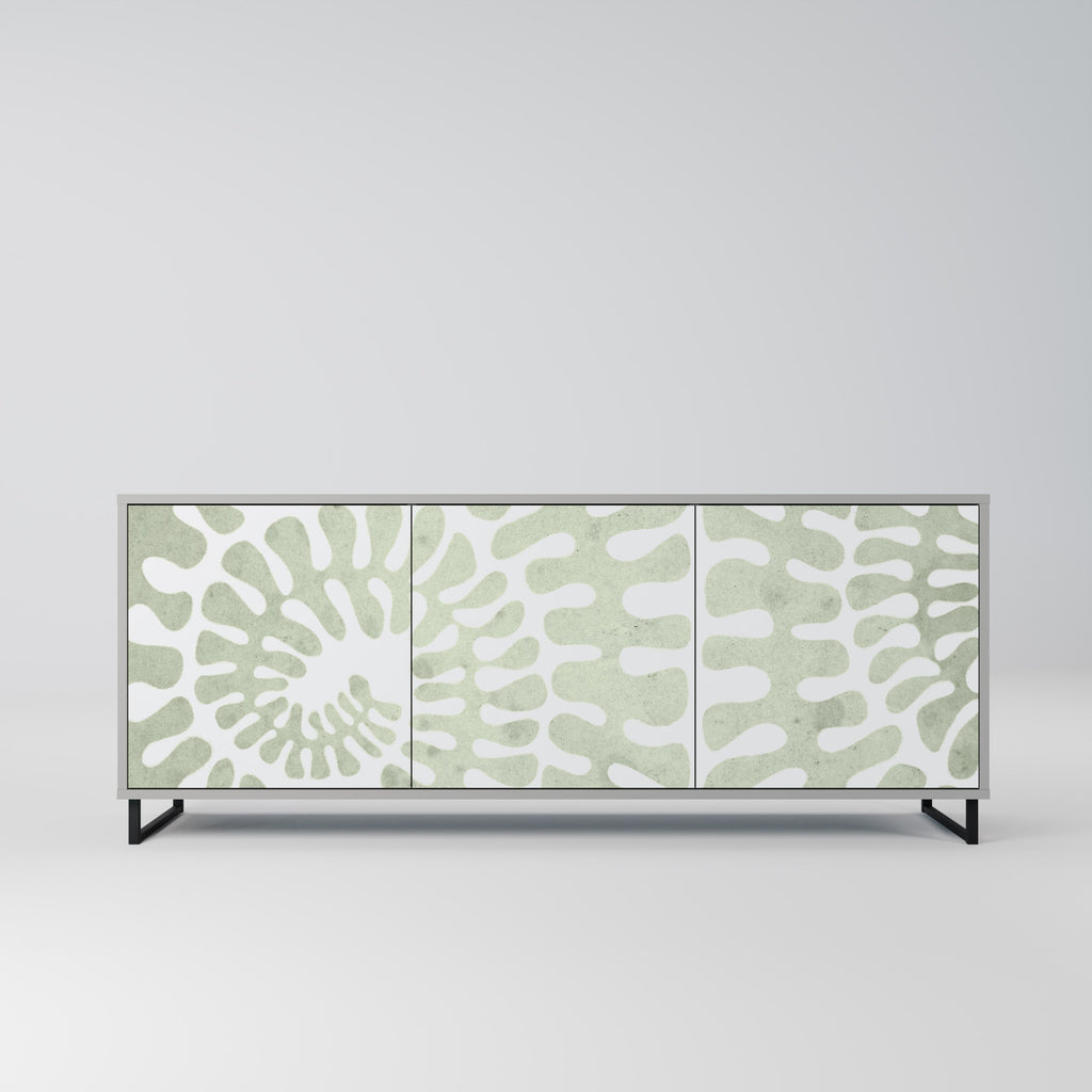 Buffet 3 portes HELIX DANCE finition grise