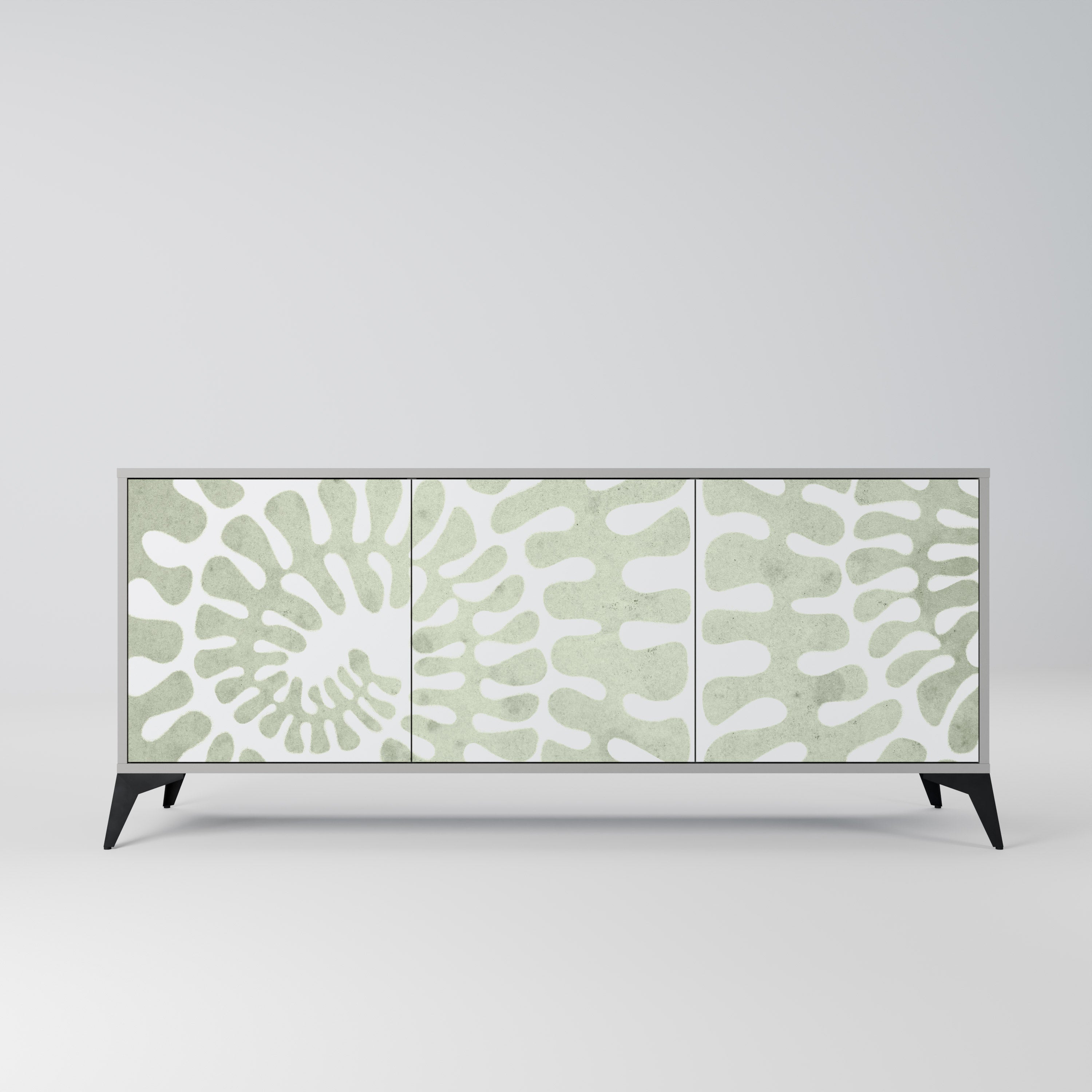 Buffet 3 portes HELIX DANCE finition grise