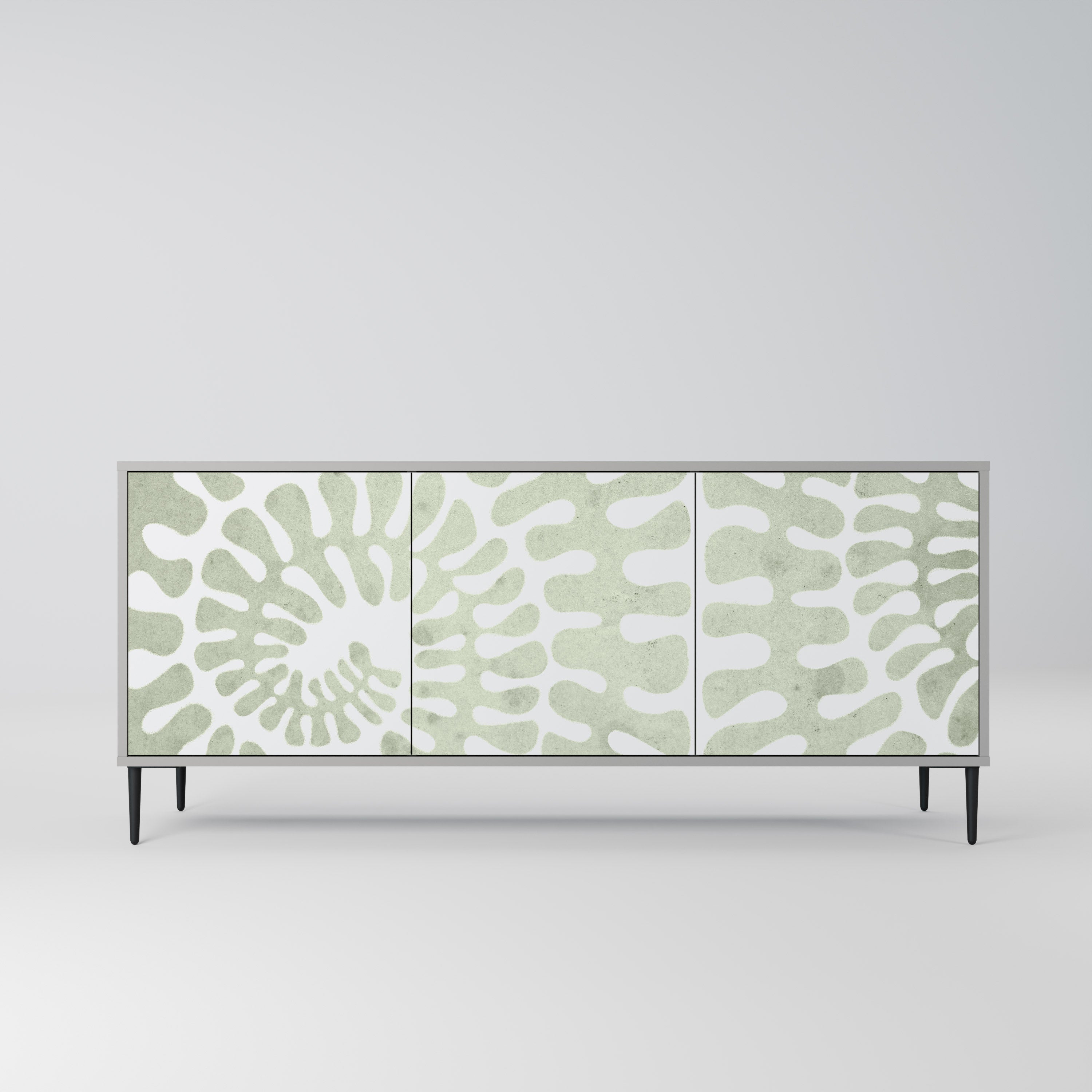 Buffet 3 portes HELIX DANCE finition grise