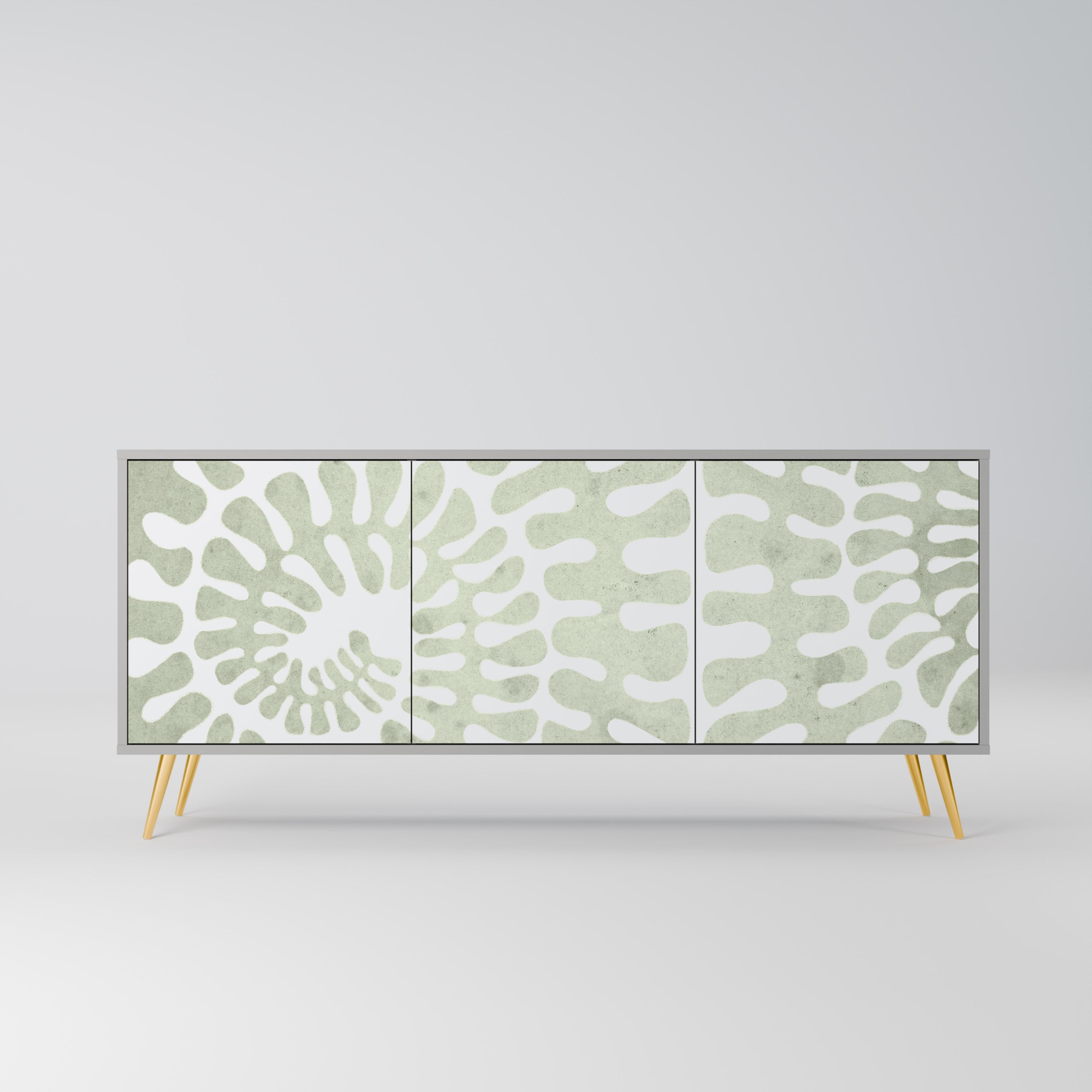 Buffet 3 portes HELIX DANCE finition grise