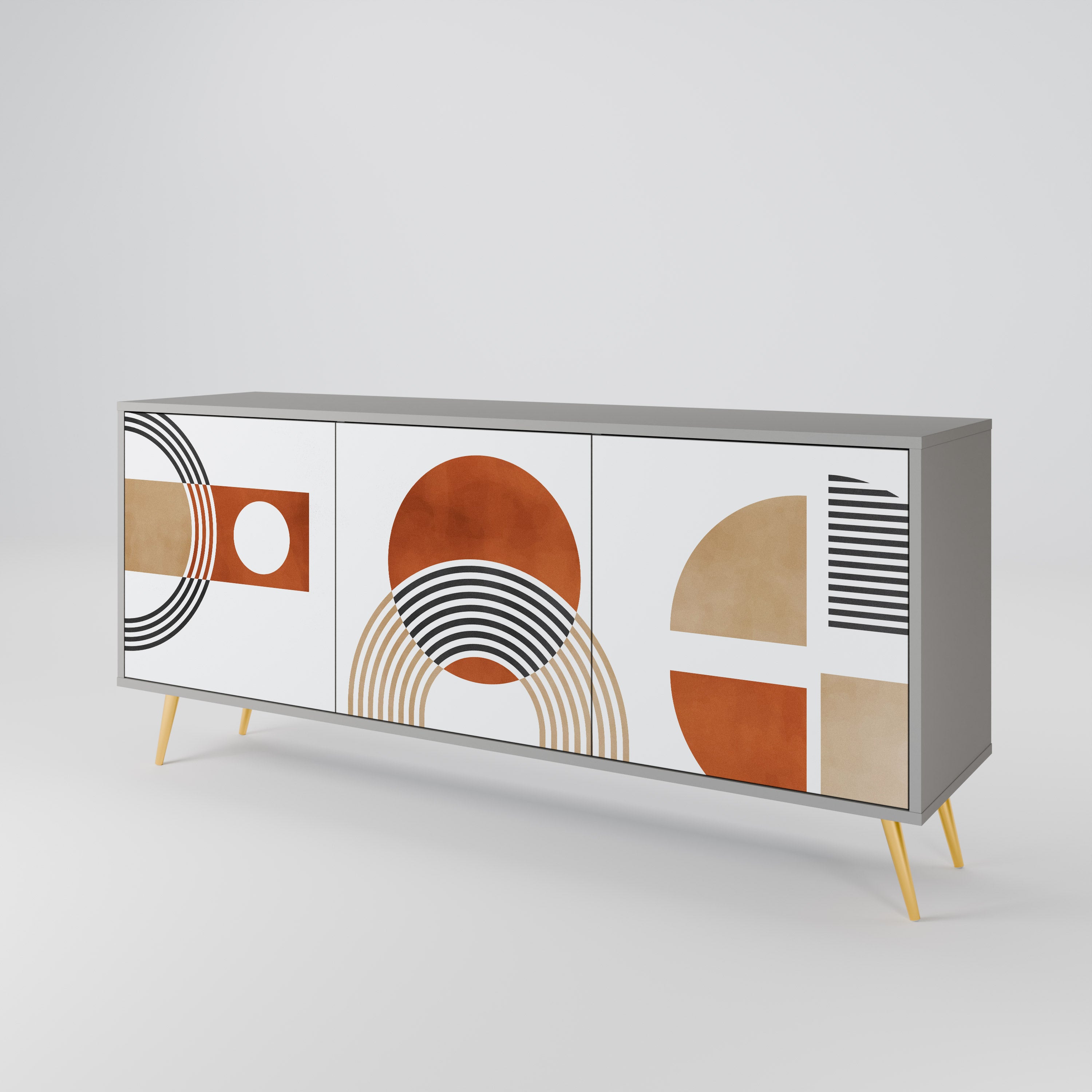 CIRCLE RHYTM 3-Door Sideboard