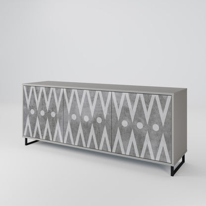 SHARP EDGES 3-Door Sideboard