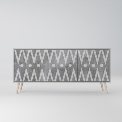 SHARP EDGES 3-Door Sideboard