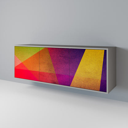 VIVID GEOMETRY 3-Door Sideboard