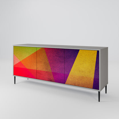 VIVID GEOMETRY 3-Door Sideboard