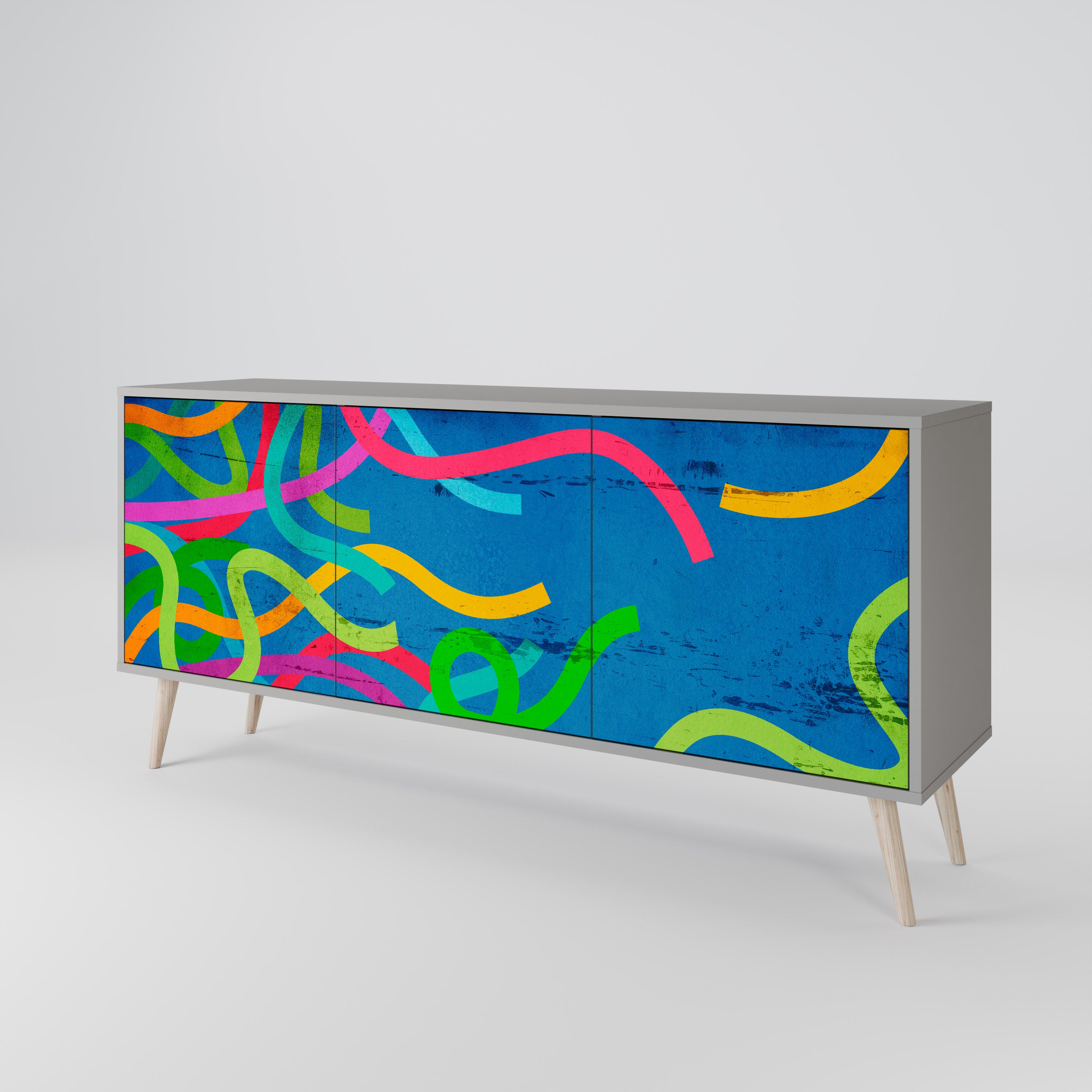 STREAMER TANGLE 3-Door Sideboard