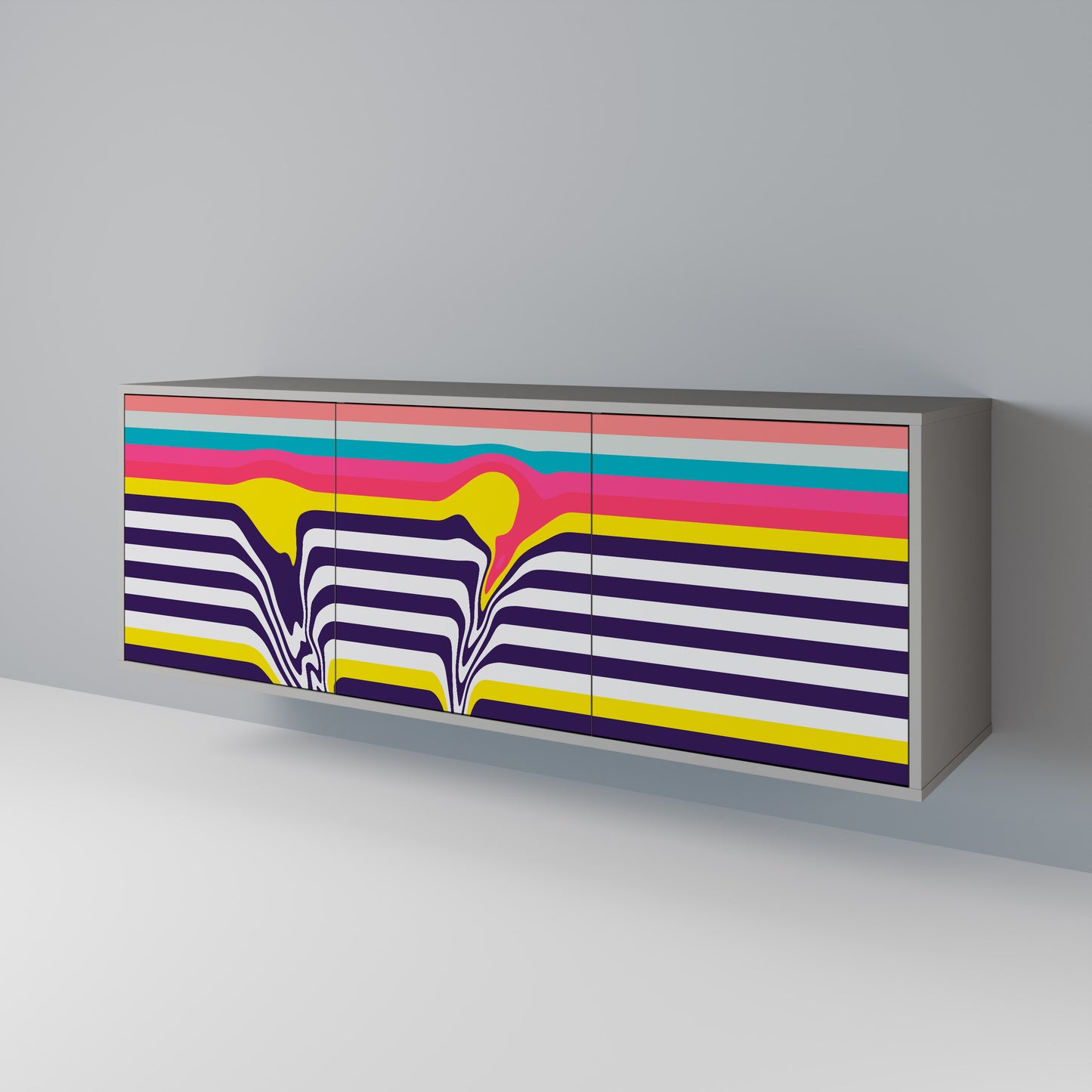 TONE COLLAPSE 3-Door Sideboard