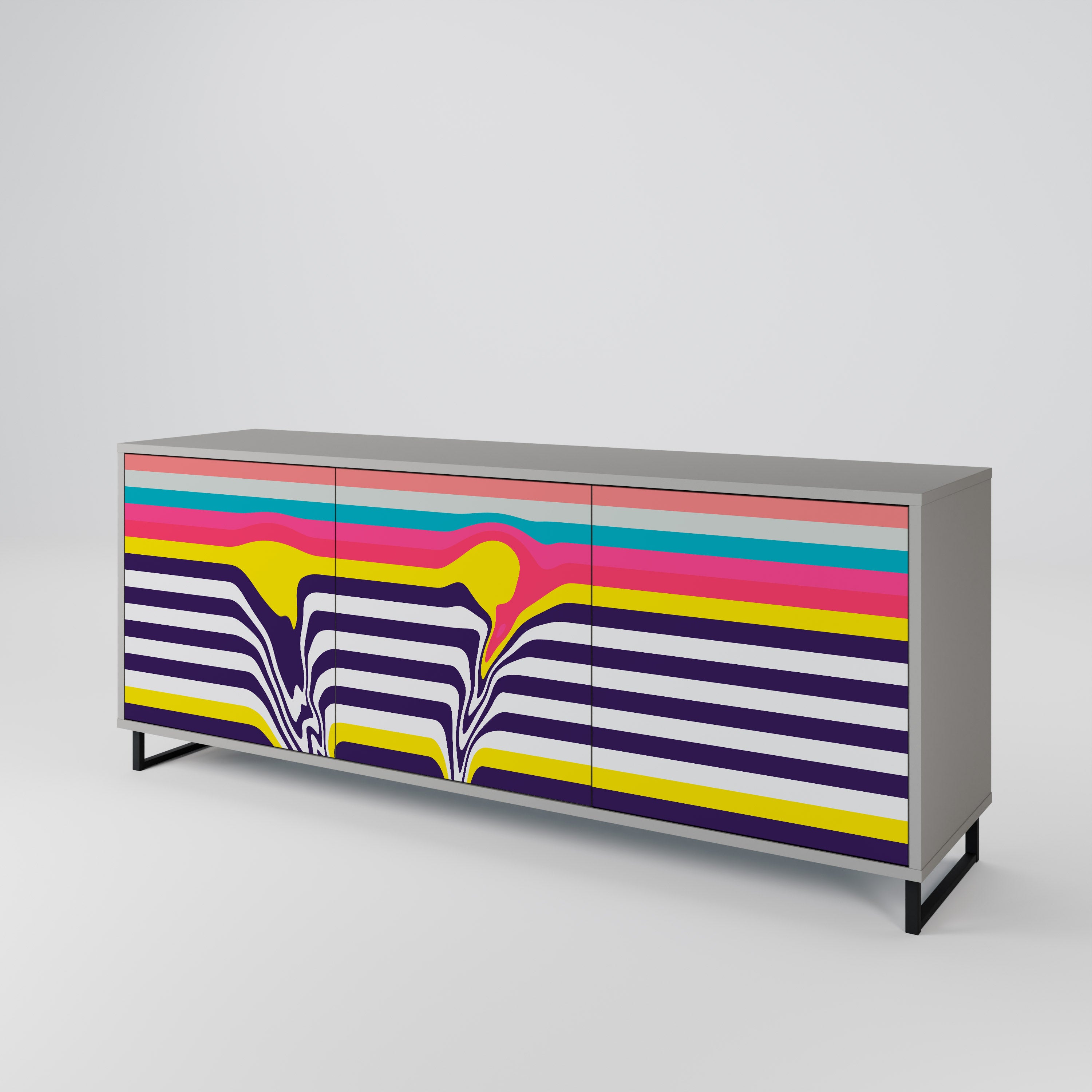 TONE COLLAPSE 3-Door Sideboard