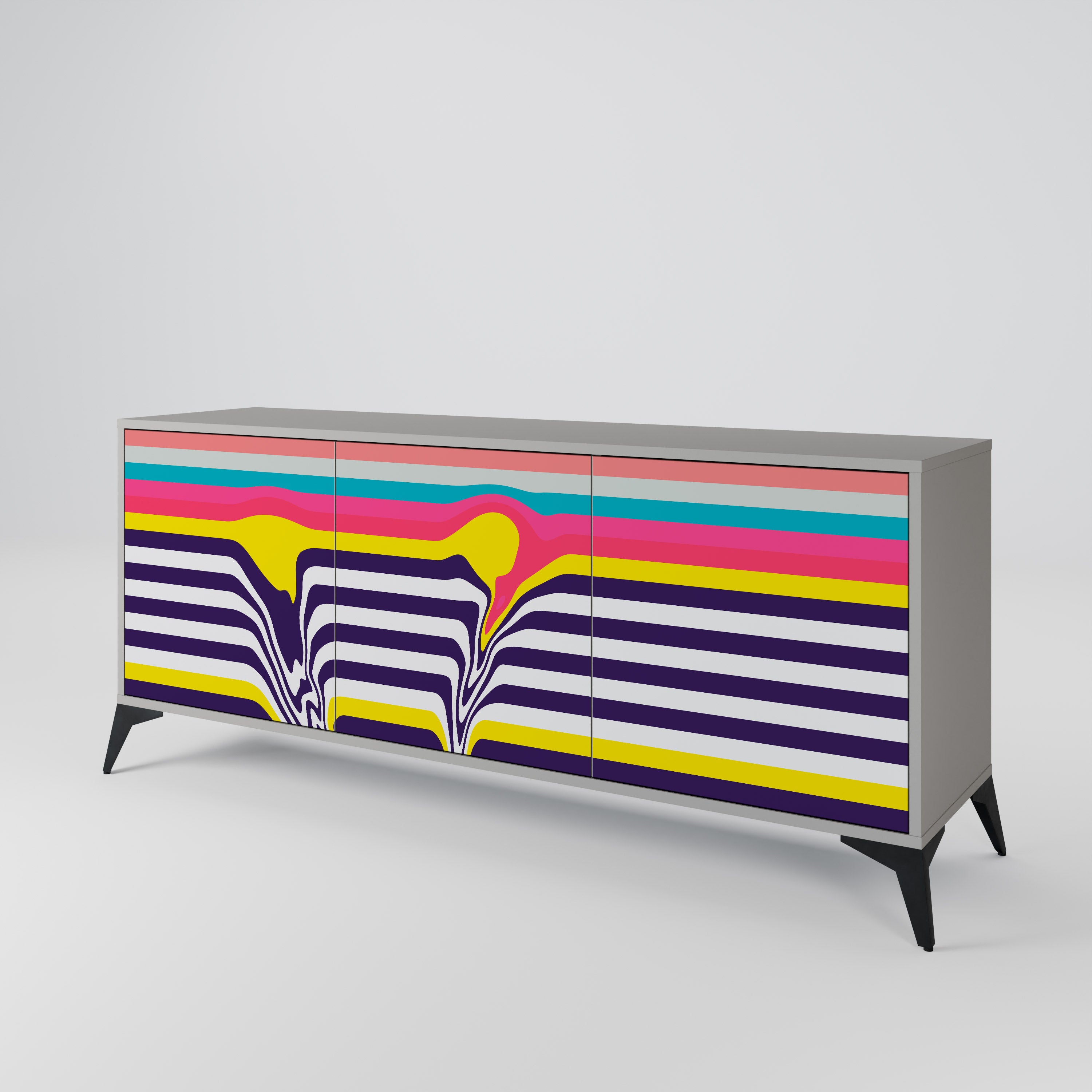 TONE COLLAPSE 3-Door Sideboard