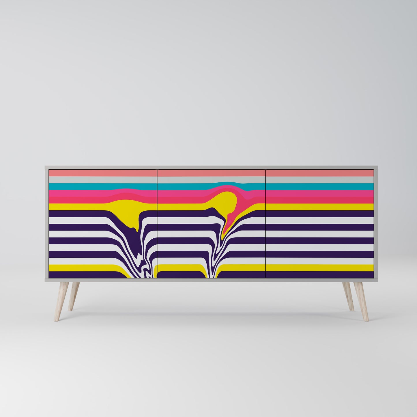 TONE COLLAPSE 3-Door Sideboard