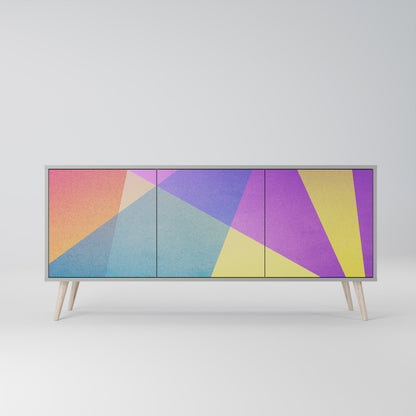 BRIGHT GEOMETRY 3-Door Sideboard