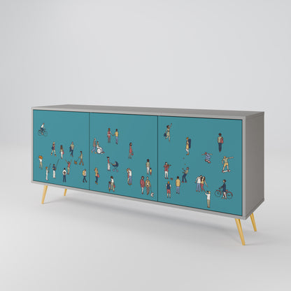 COLLECTIVE STREAM 3-Door Sideboard