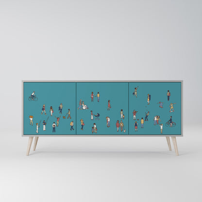 COLLECTIVE STREAM 3-Door Sideboard