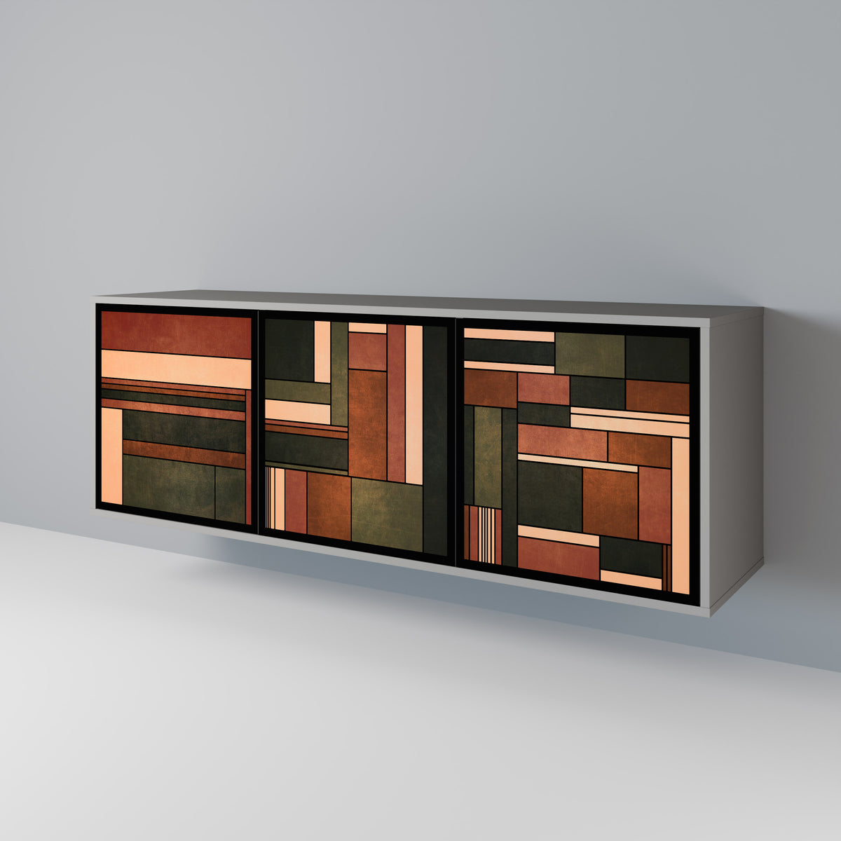 FIGURES OF NATURE 3-Door Sideboard