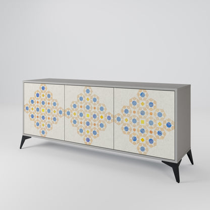 PATTERNED PRISM 3-Door Sideboard