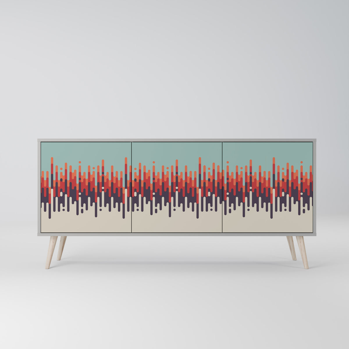 CHROMA CONTOURS 3-Door Sideboard