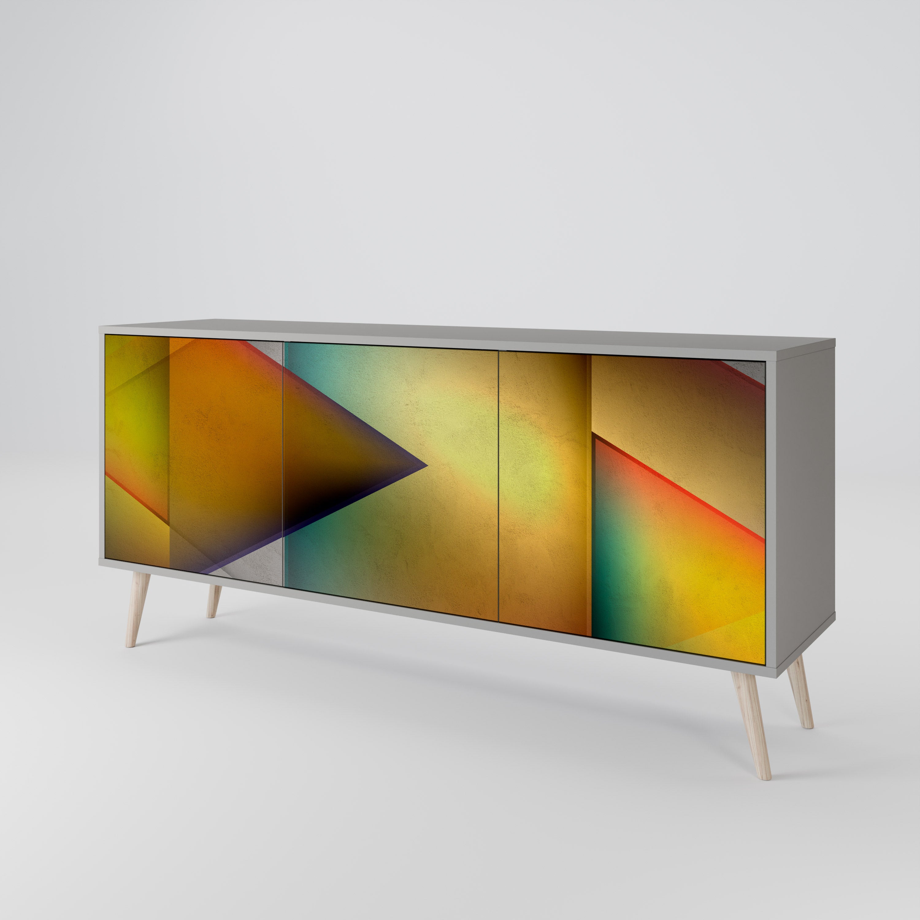 PIERCING SHARPNESS 3-Door Sideboard