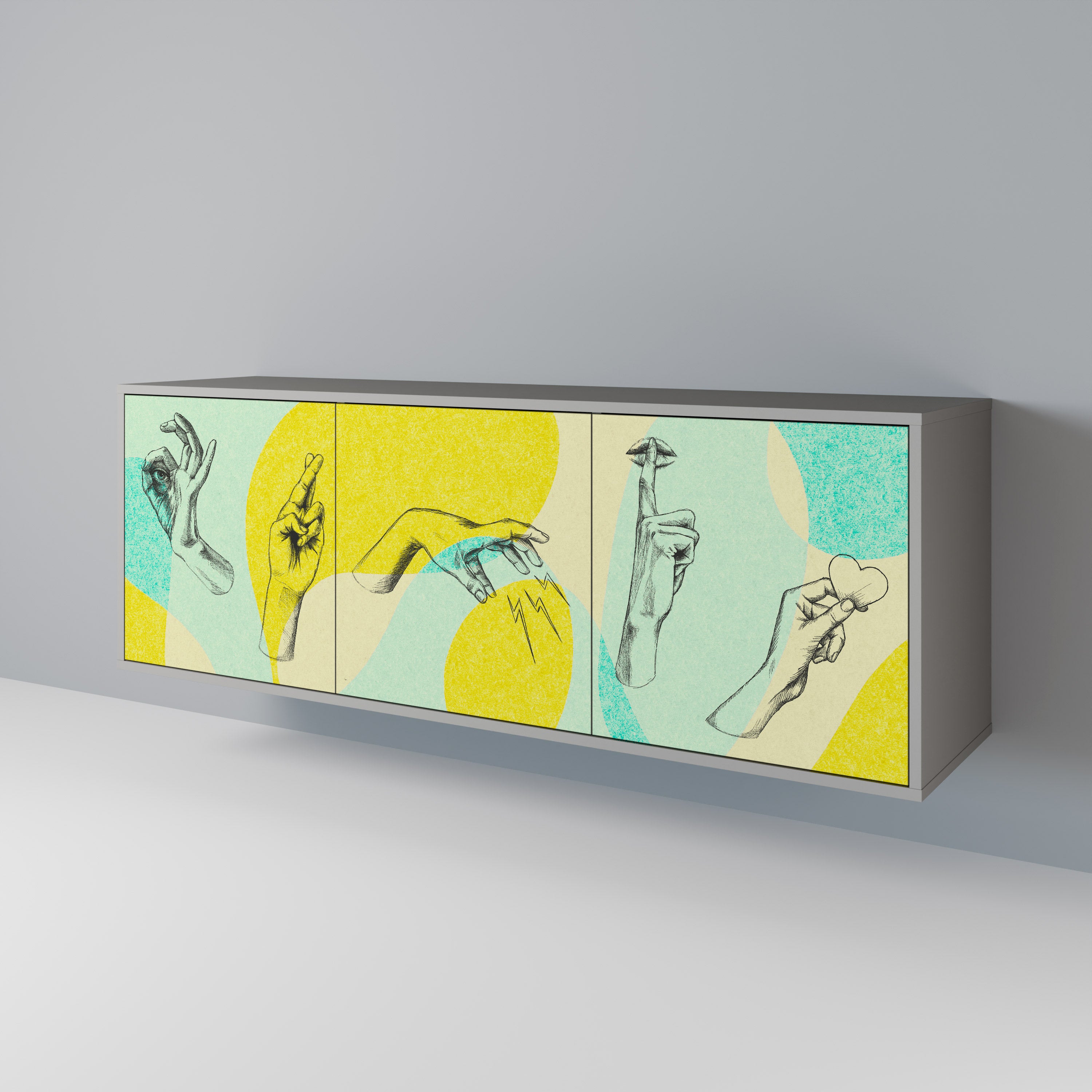 BODY LANGUAGE 3-Door Sideboard