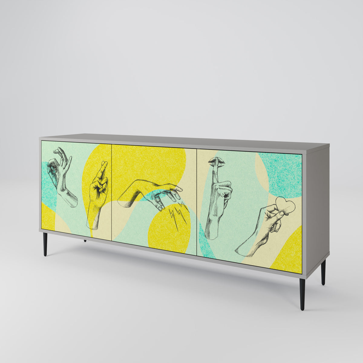 BODY LANGUAGE 3-Door Sideboard
