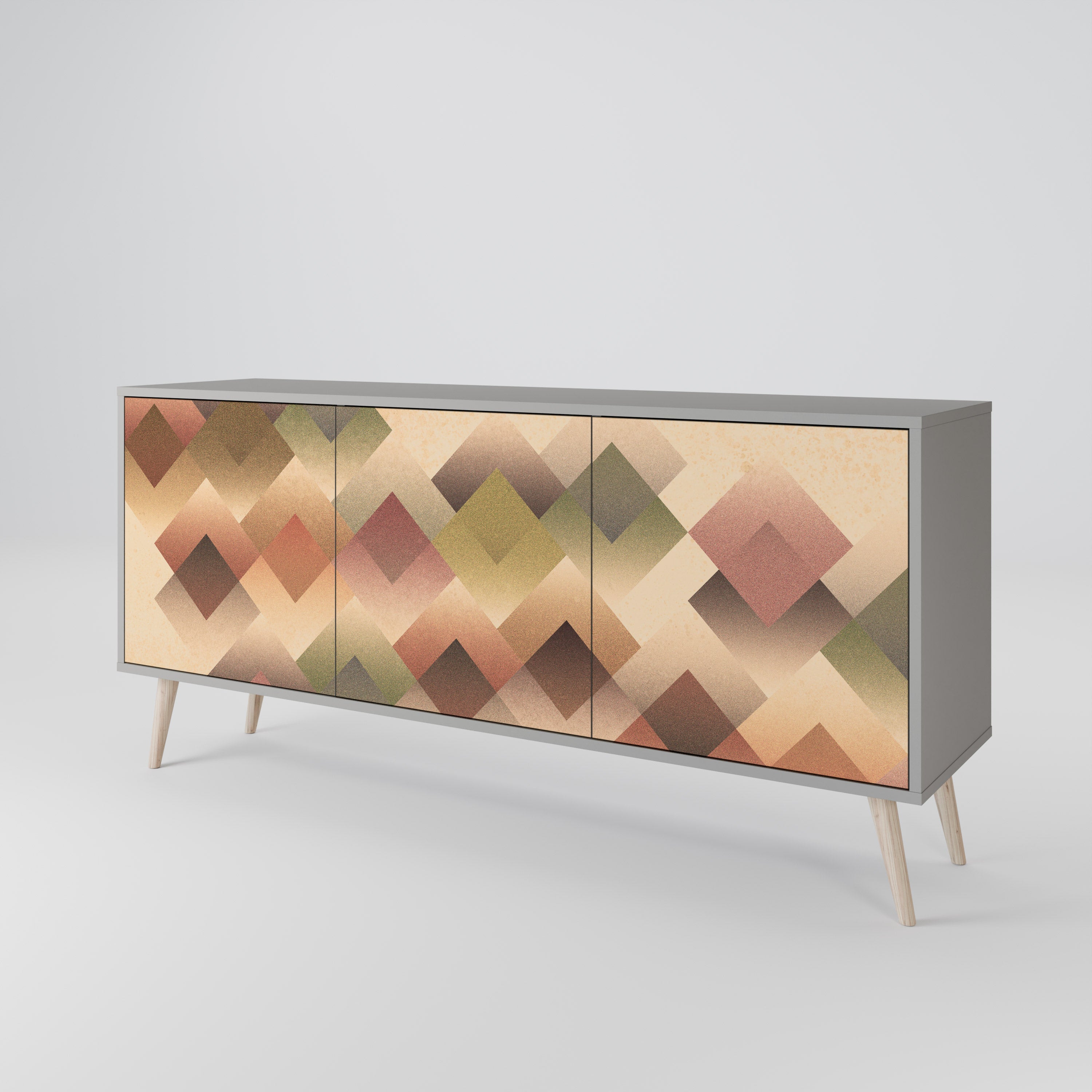GEOMETRIC FUSION 3-Door Sideboard