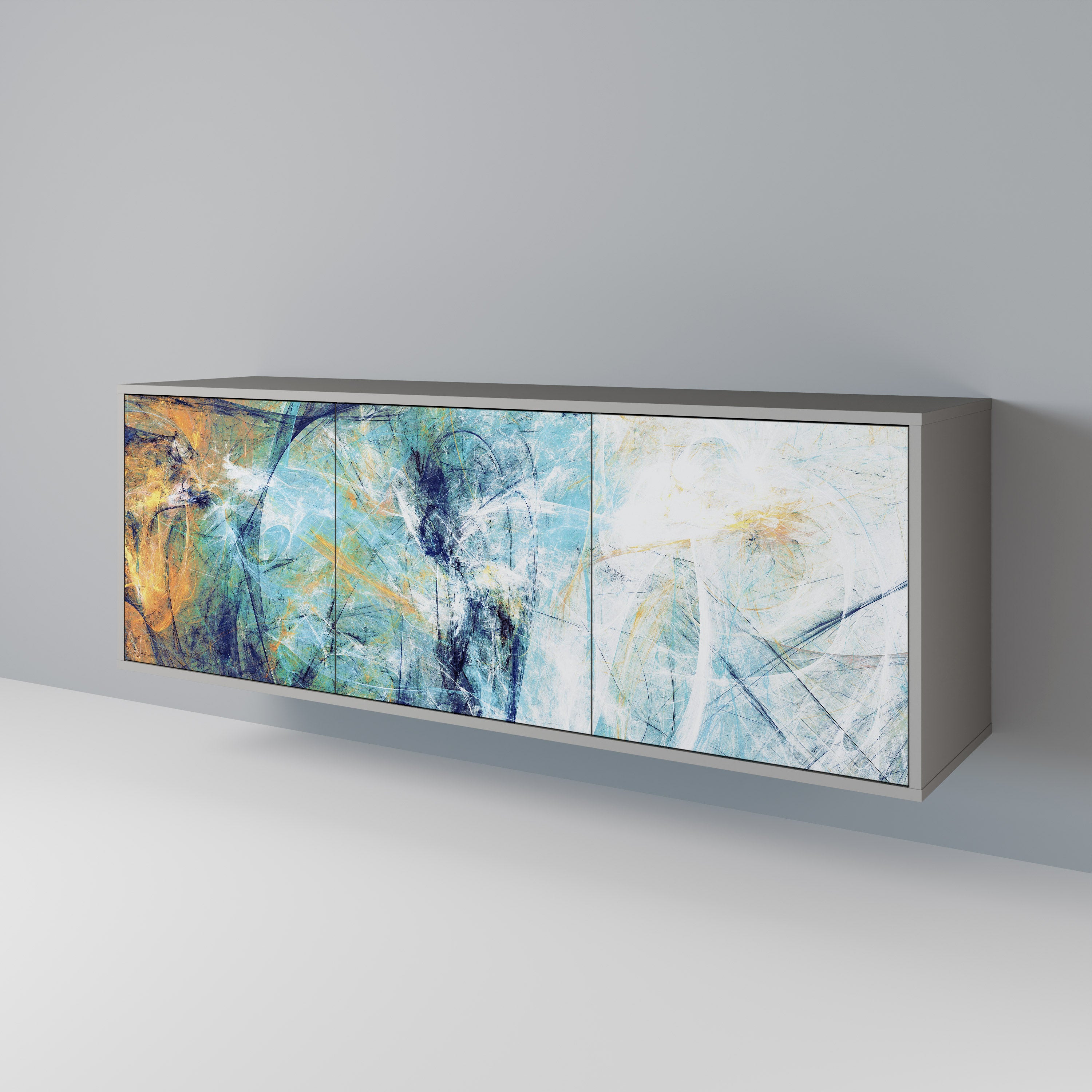 ABSTRACT THOUGHTS 3-Door Sideboard