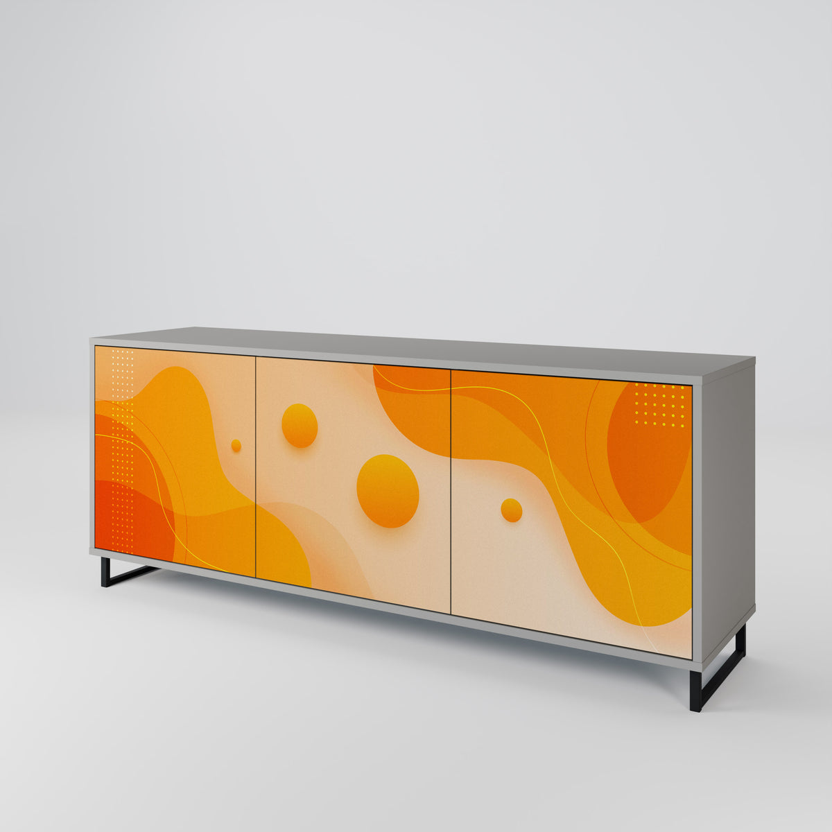 ORANGE ARRANGEMENT 3-Door Sideboard
