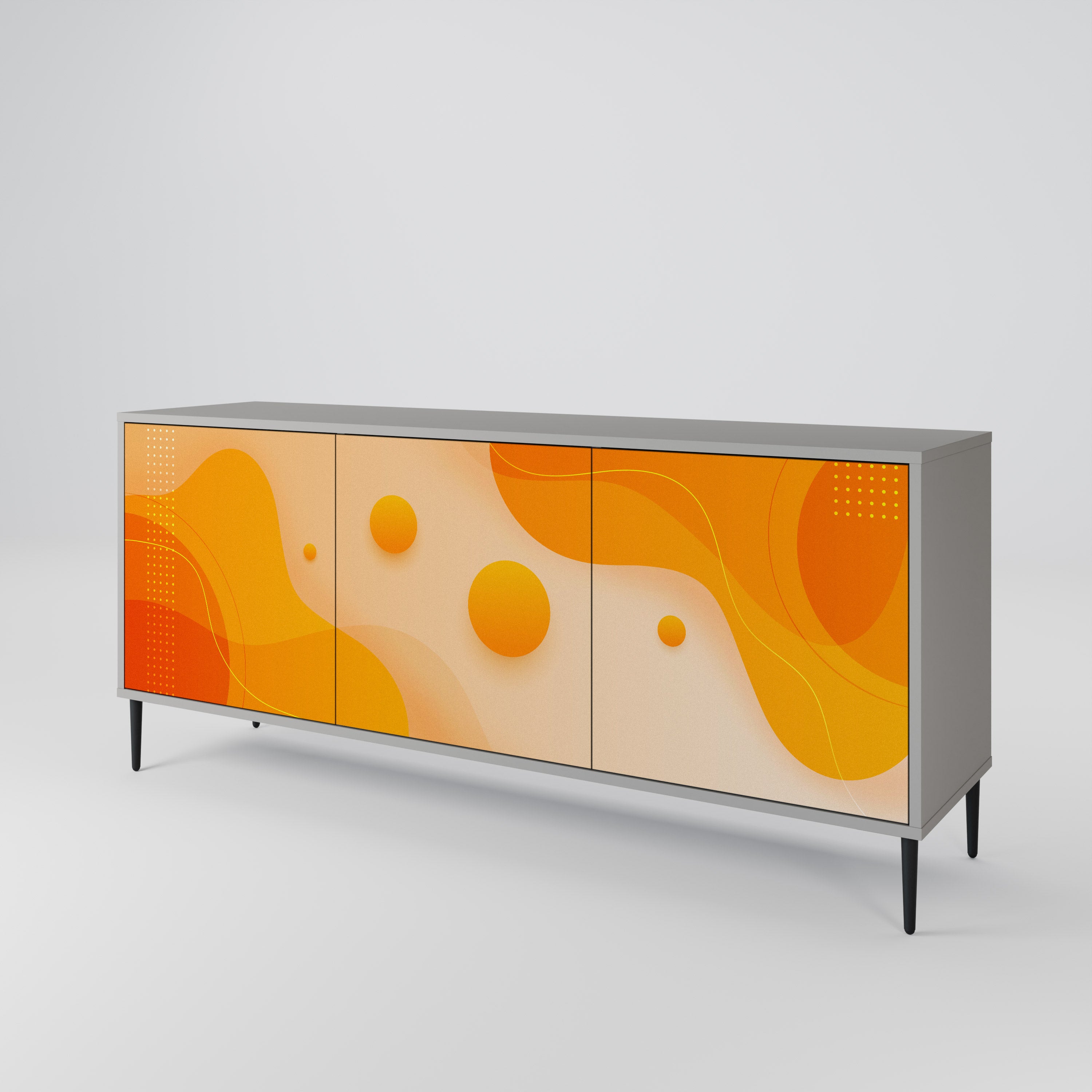 ORANGE ARRANGEMENT 3-Door Sideboard