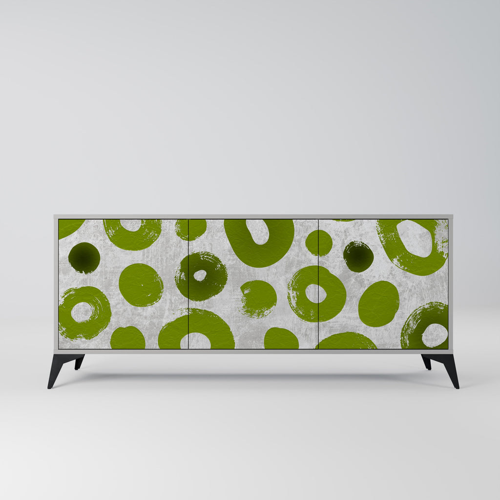 Buffet 3 portes GREEN RHAPSODY finition grise