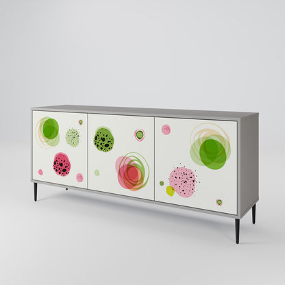 COLORFUL COSMOS 3-Door Sideboard