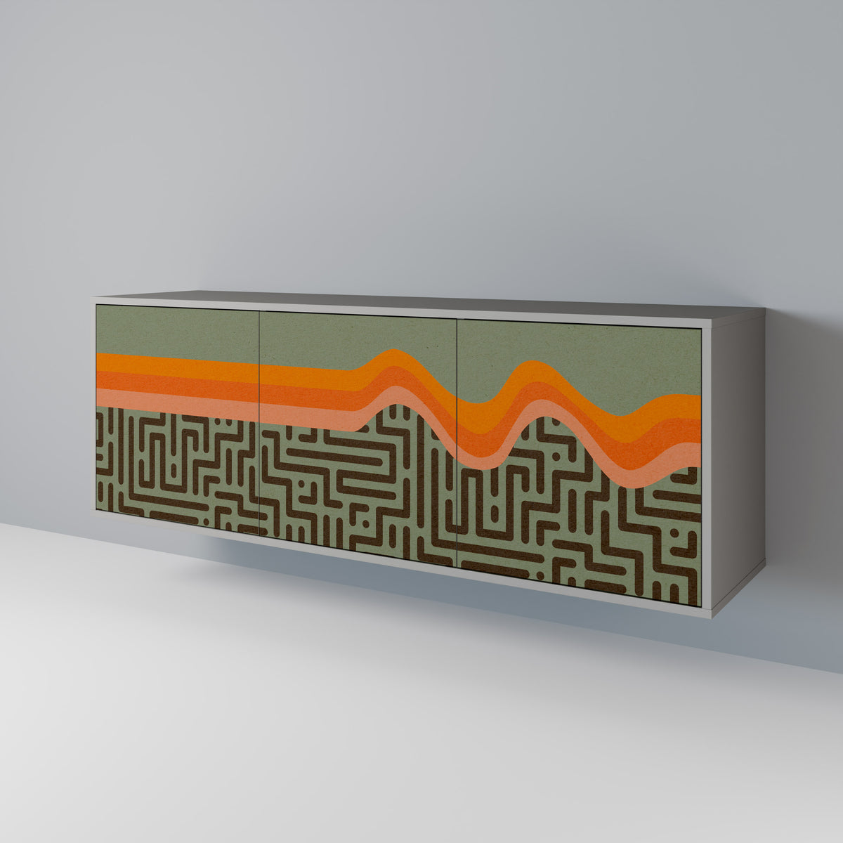 SIMPLE SOLUTIONS 3-Door Sideboard