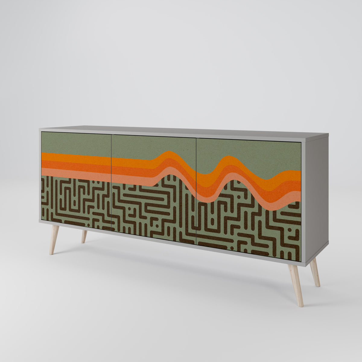 SIMPLE SOLUTIONS 3-Door Sideboard