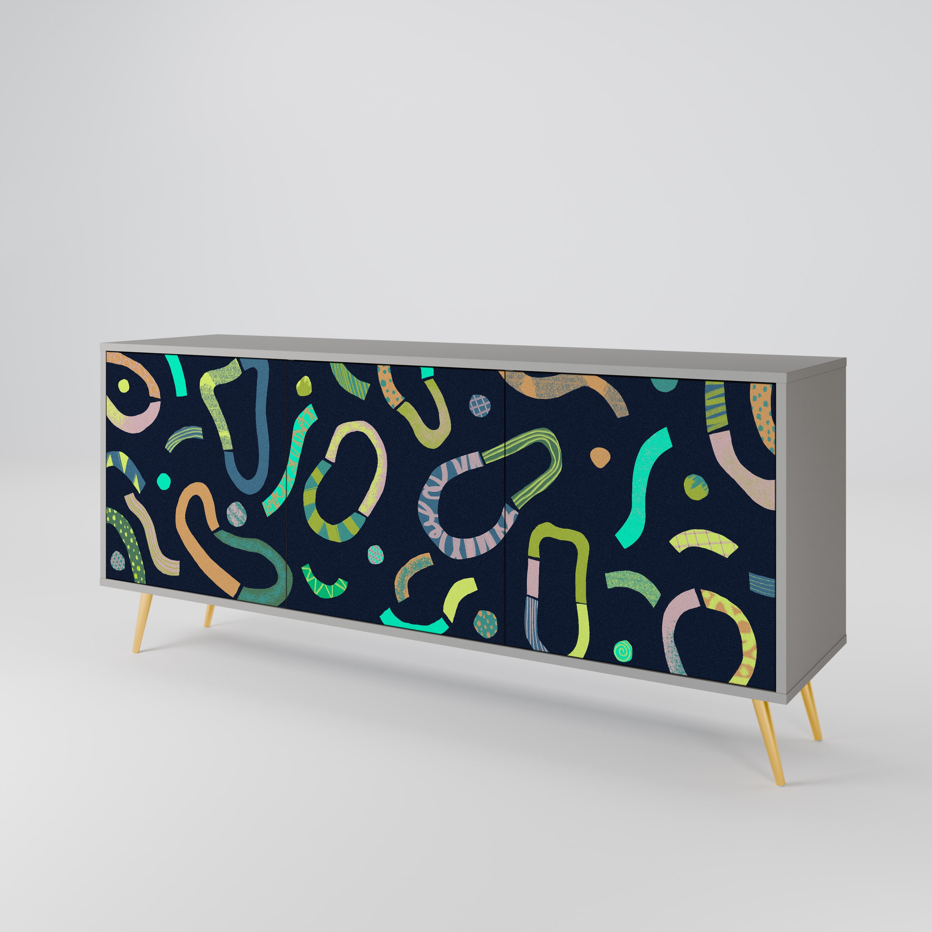 CONTRAST DANCE 3-Door Sideboard