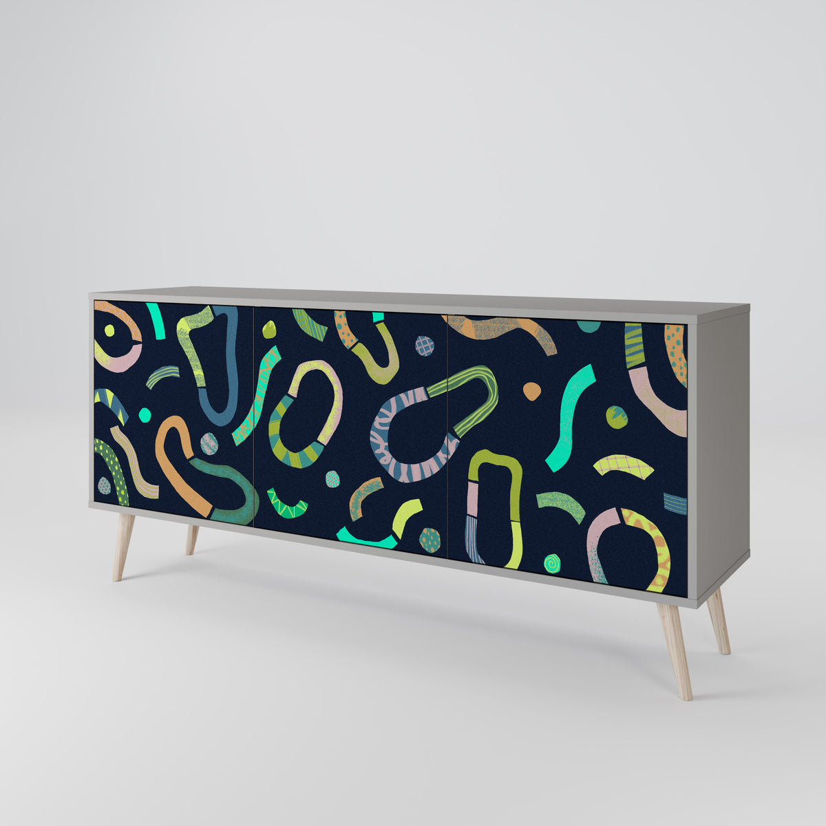 CONTRAST DANCE 3-Door Sideboard