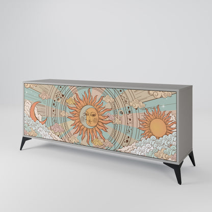 MYSTICAL STRUCTURE 3-Door Sideboard