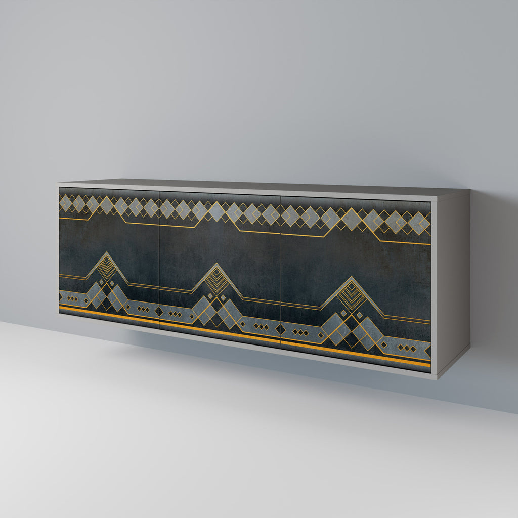 Buffet 3 portes ROYAL ORDINARINESS en finition grise