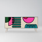 GEOMETRIC RHAPSODY 3-Door Sideboard