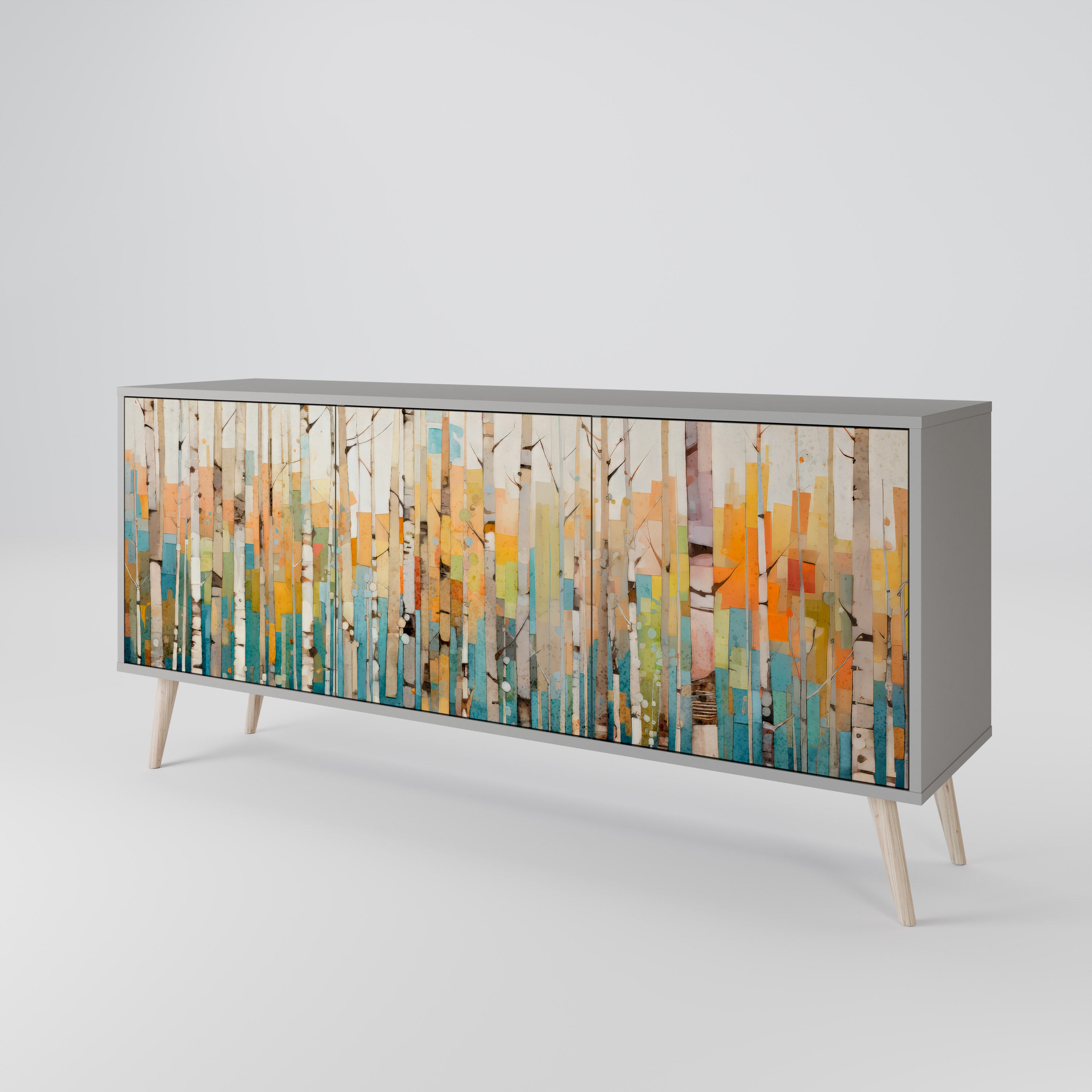 BIRCH KALEIDOSCOPE 3-Door Sideboard