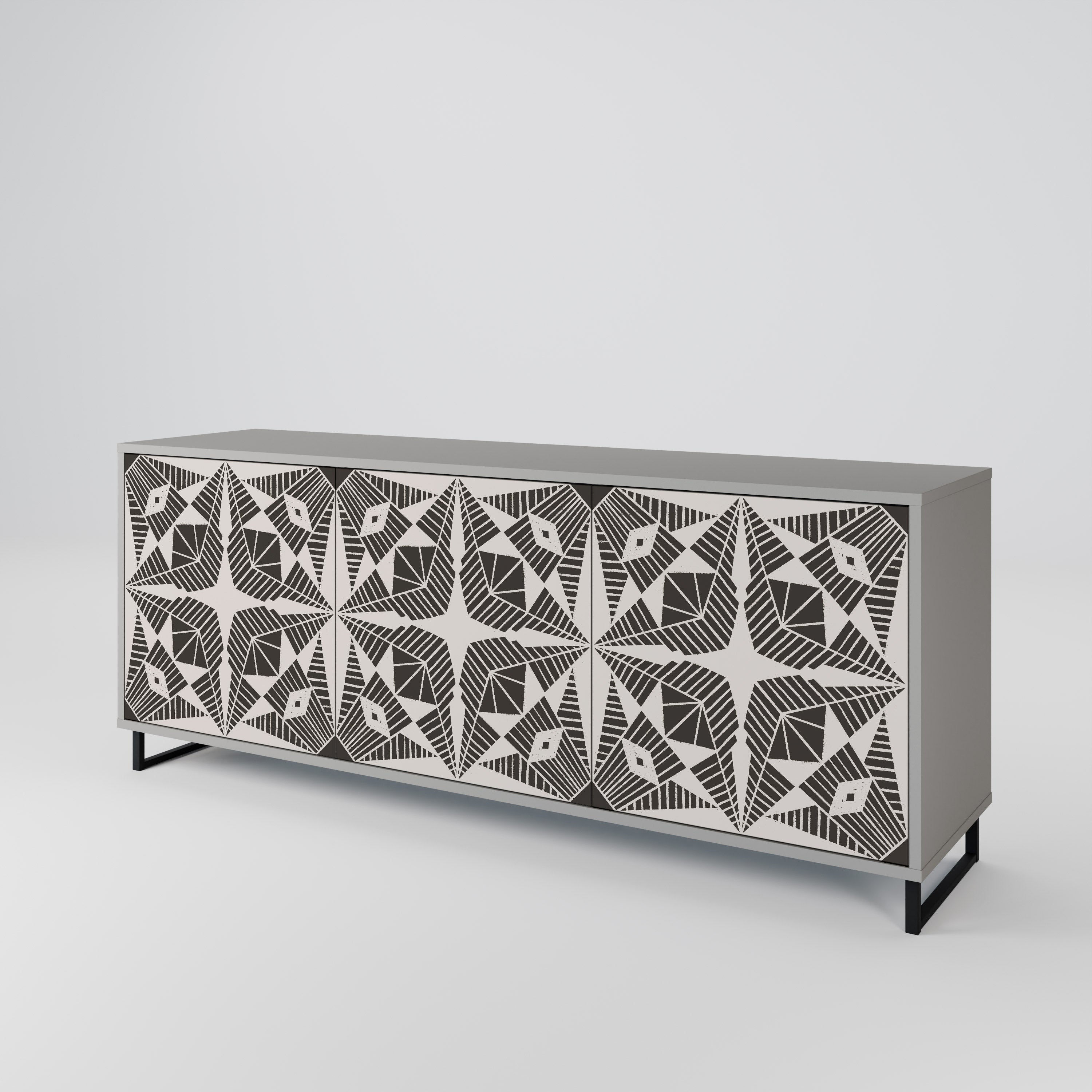 MONOCHROME NEXUS 3-Door Sideboard