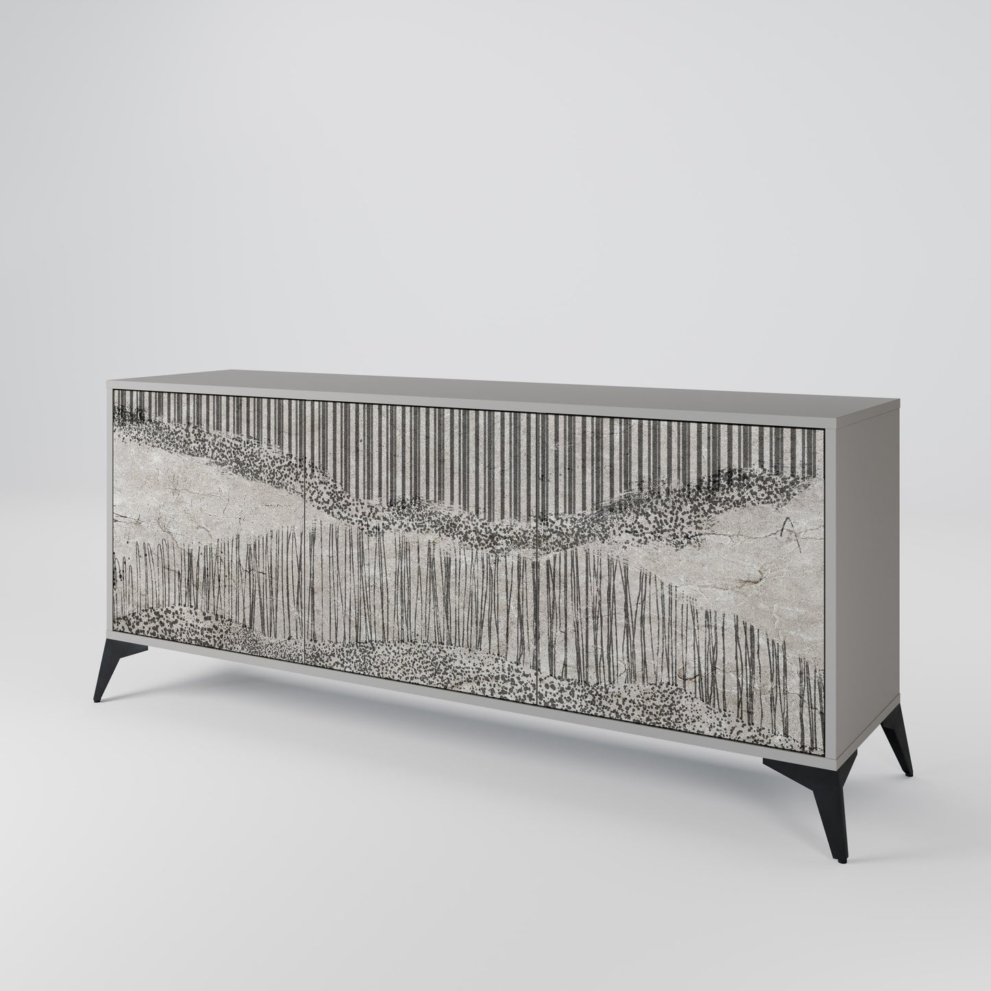 GRAIN LINES 3-Door Sideboard
