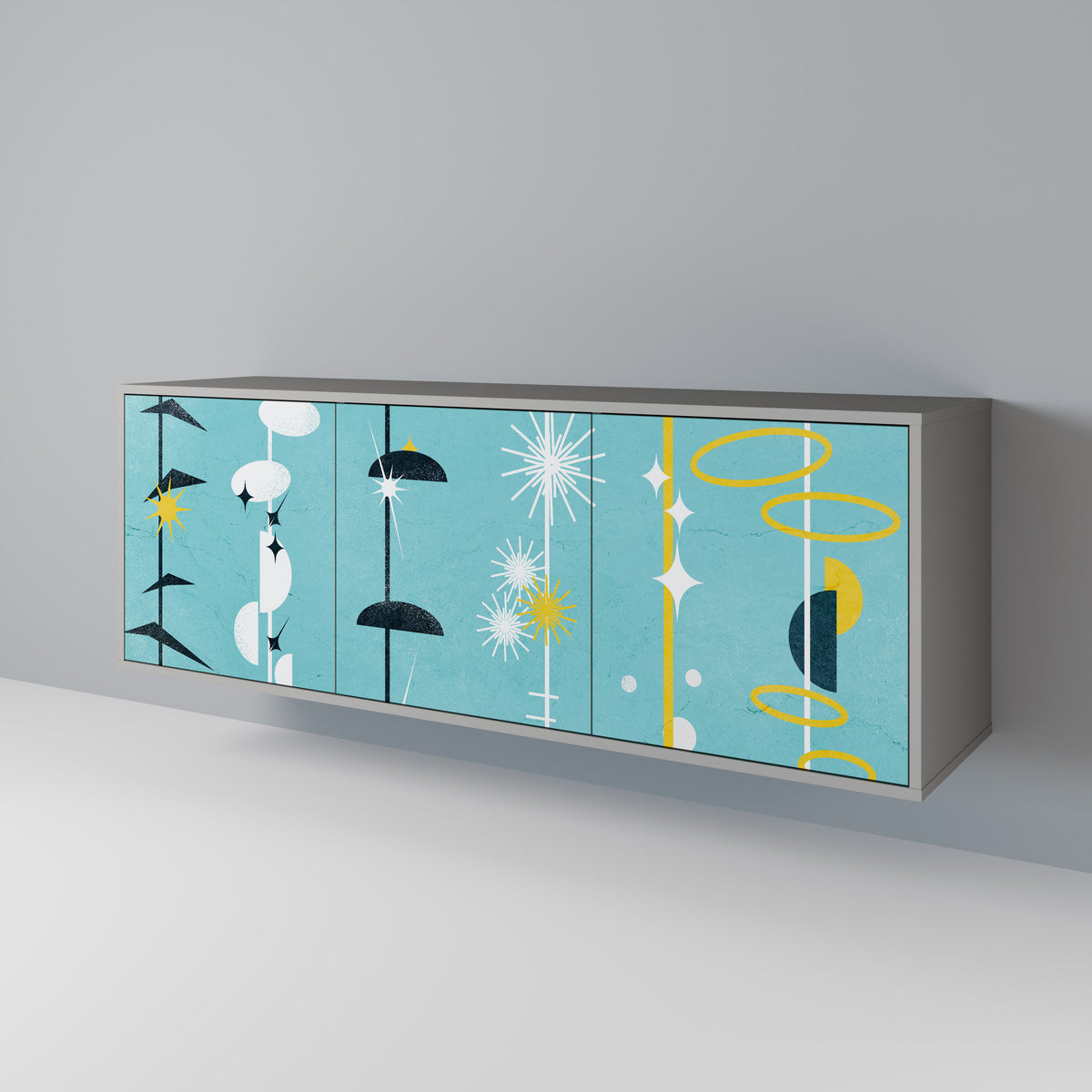 PATHS TO HAPPINESS 3-Door Sideboard