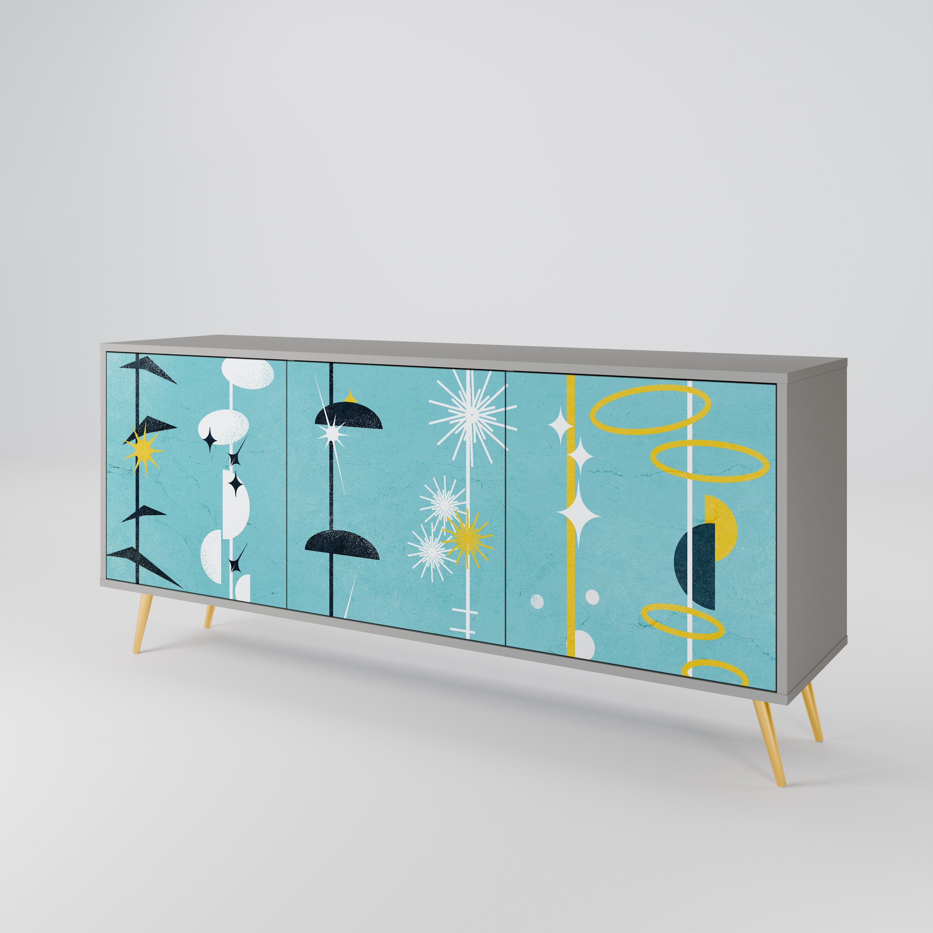 PATHS TO HAPPINESS 3-Door Sideboard
