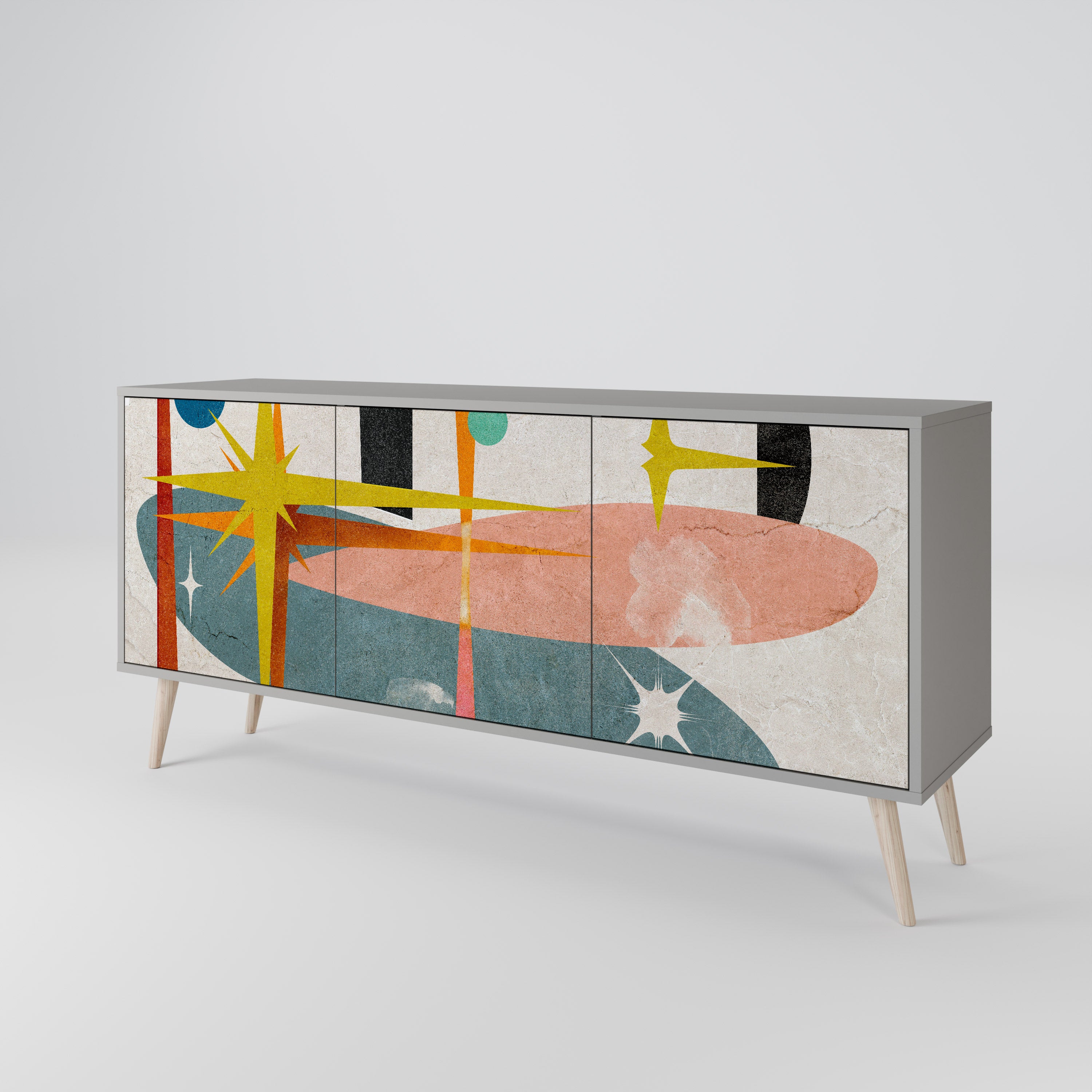INTERSTELLAR VIBES 3-Door Sideboard