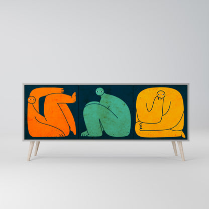 TOGETHER BUT SEPARATELY 3-Door Sideboard