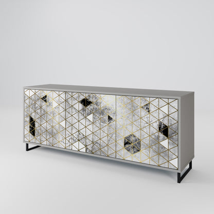 ASHEN ARIA 3-Door Sideboard